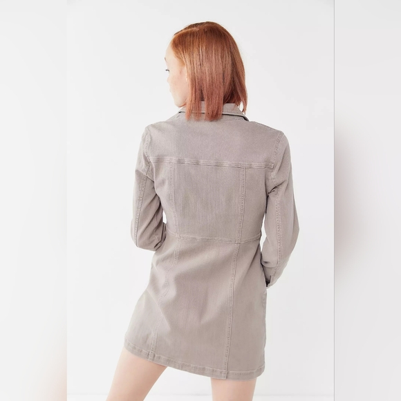 Urban Outfitters -  June Zip-Front Mini Dress Size 6 - Picture 3 of 16